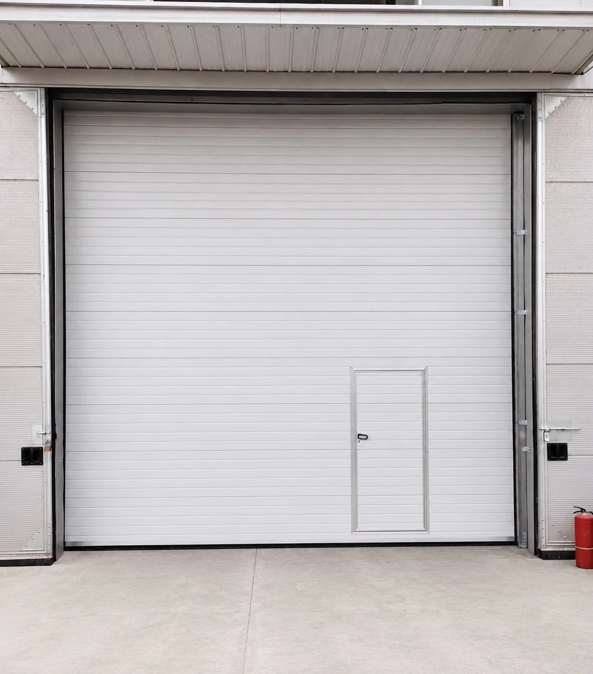 Integrated pass-door configuration